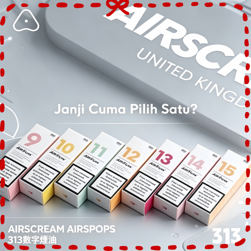 AIRSCREAM-AIRSPOPS-313數字小煙油.png AIRSCREAM AIRSPOPS 313 數字煙油官網:圖片 1